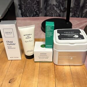 Sonage and Obagi assorted skin care.